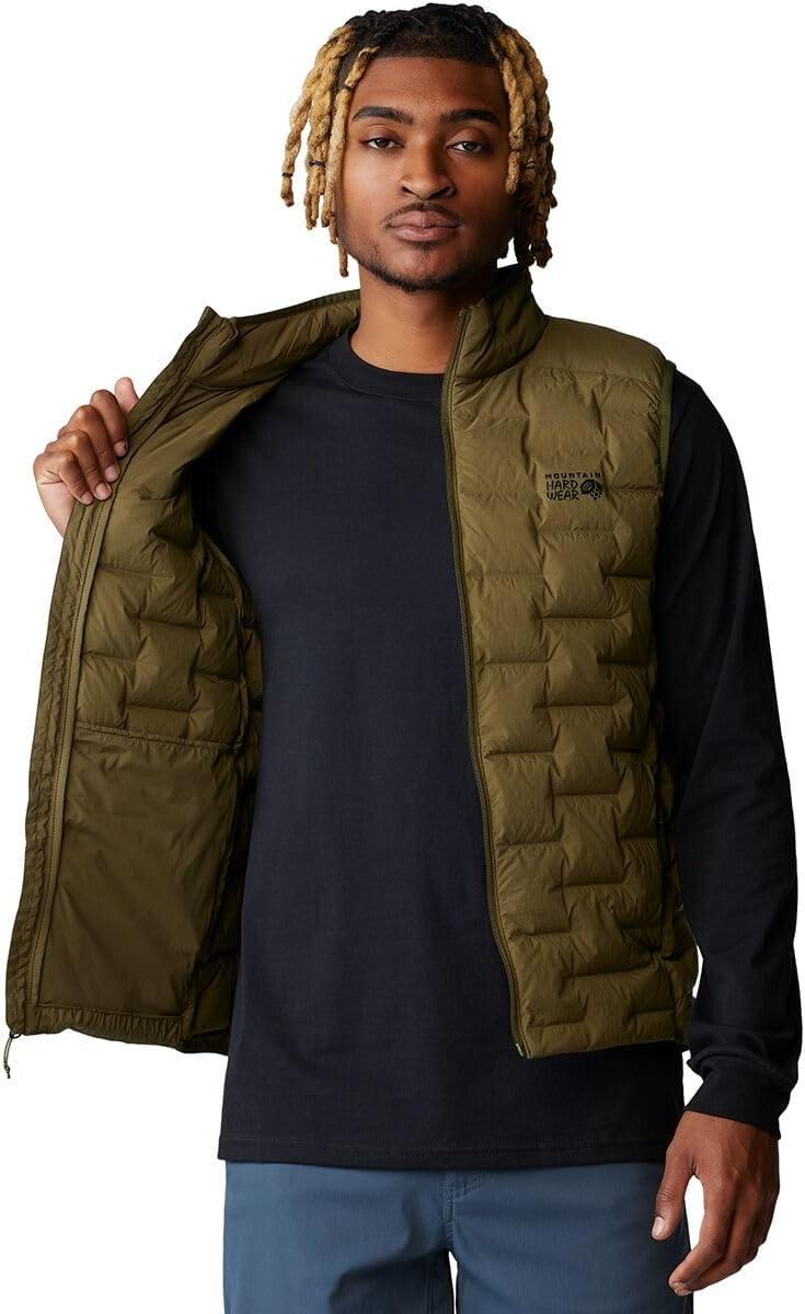 imageMountain Hardwear mens Stretchdown VestCombat Green New 2024