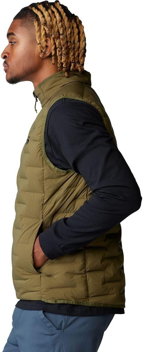 imageMountain Hardwear mens Stretchdown VestCombat Green New 2024