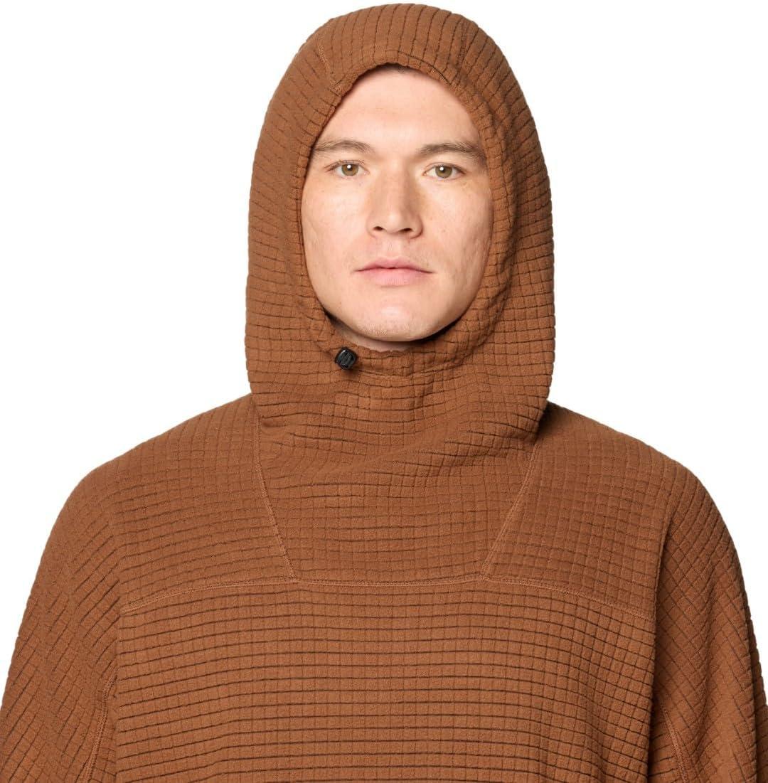 imageMountain Hardwear mens Summit Grid Big Grid HoodyCocoa Brown