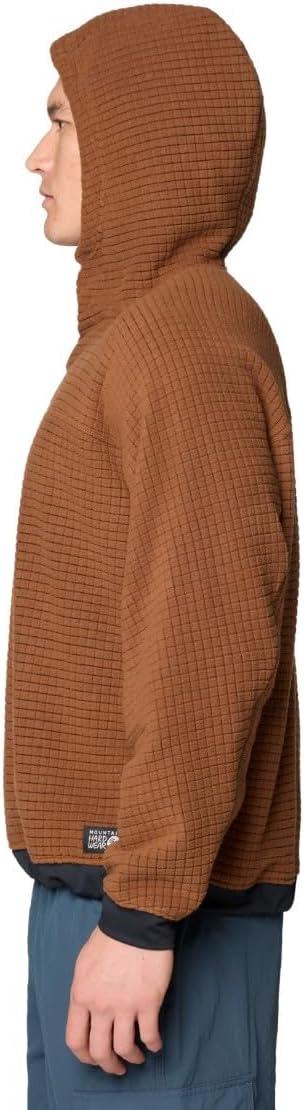 imageMountain Hardwear mens Summit Grid Big Grid HoodyCocoa Brown