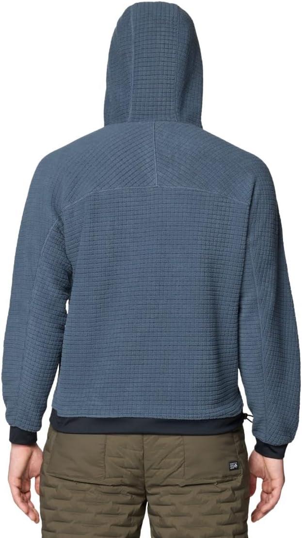 imageMountain Hardwear mens Summit Grid Big Grid HoodyMoon Blue