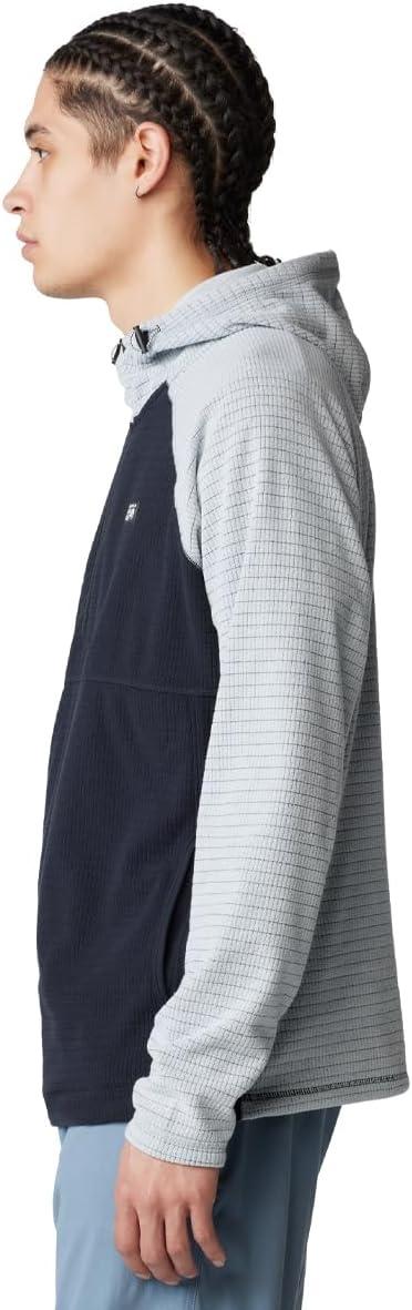 imageMountain Hardwear mens Summit Grid HoodyBlack Glacial