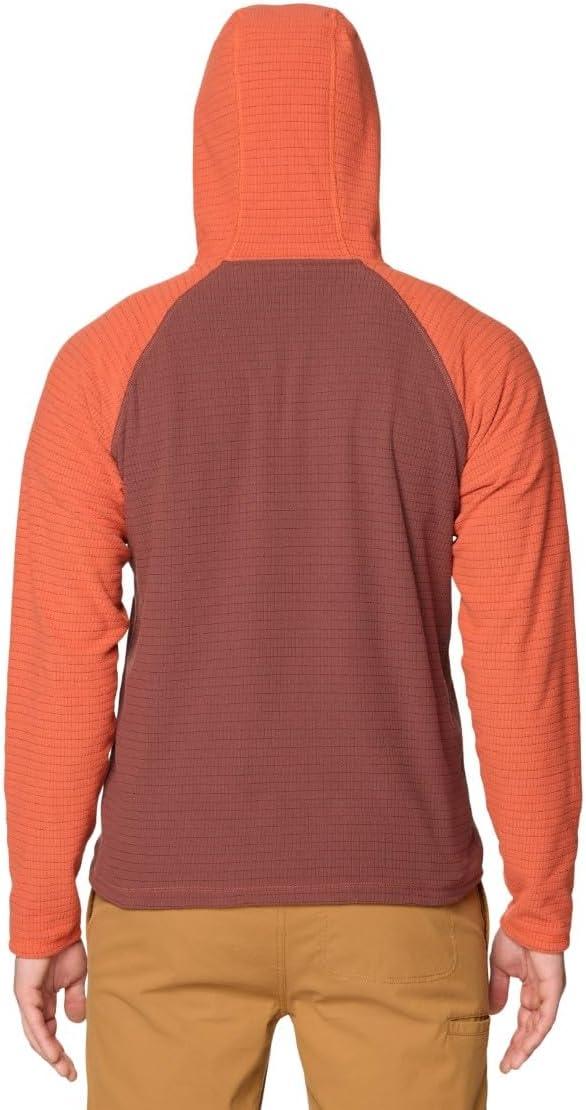 imageMountain Hardwear mens Summit Grid HoodyBourbon Brown Aspect