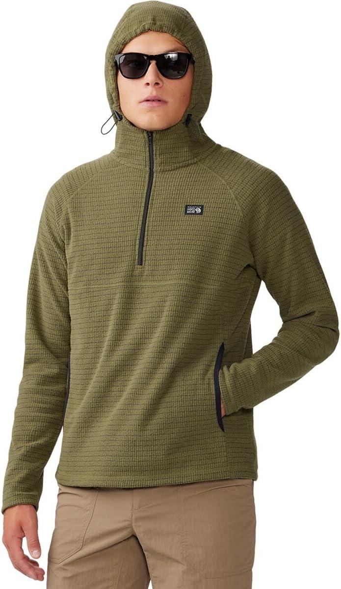 imageMountain Hardwear mens Summit Grid HoodyCombat Green