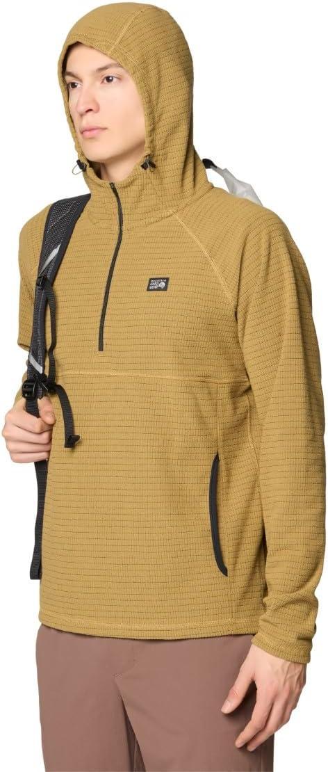 imageMountain Hardwear mens Summit Grid HoodyGrassland