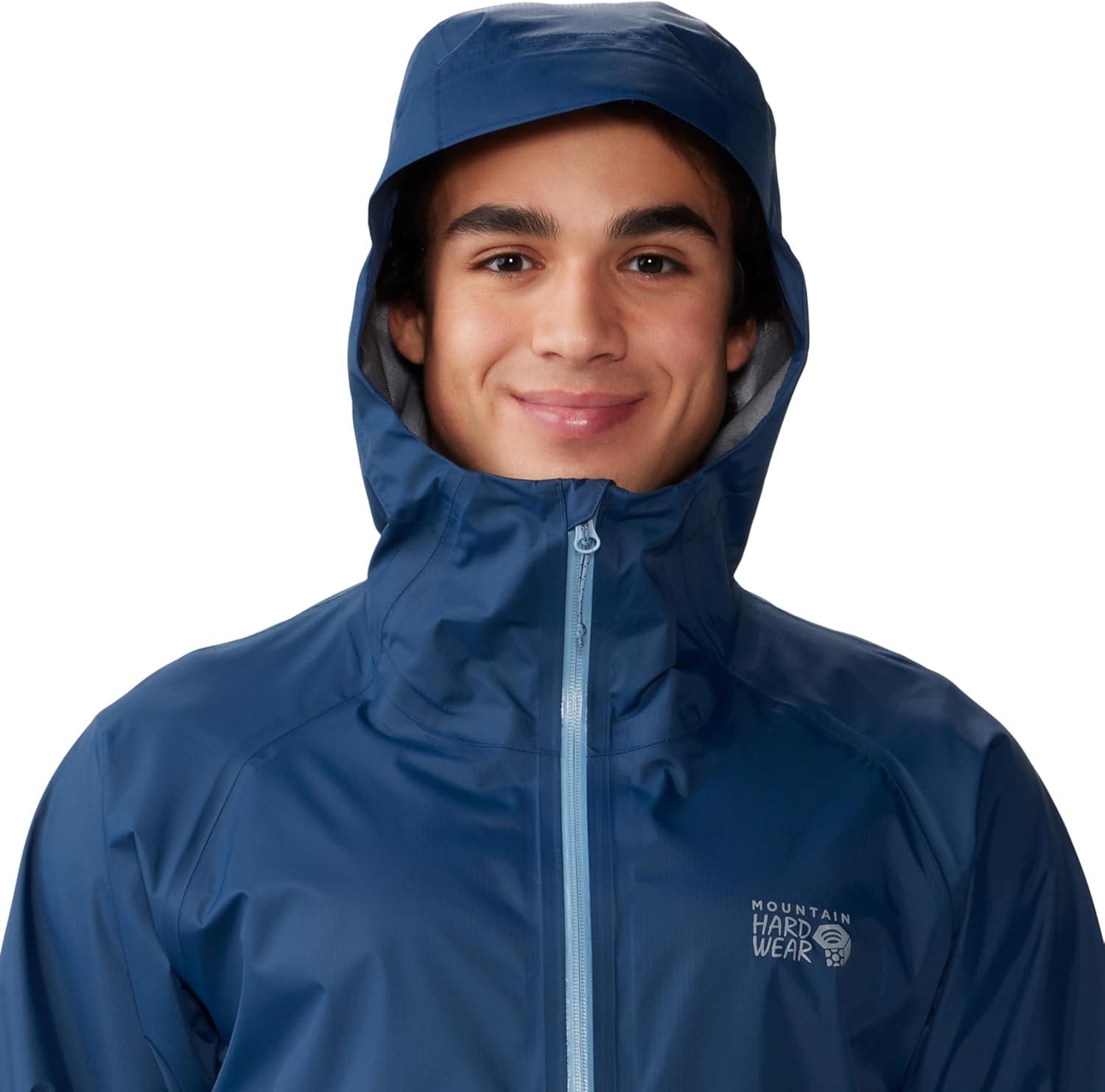 imageMountain Hardwear mens Threshold JacketLight Zinc Hardwear Navy