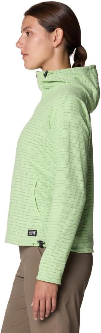 imageMountain Hardwear womens Summit Grid Half Zip HoodyGreen