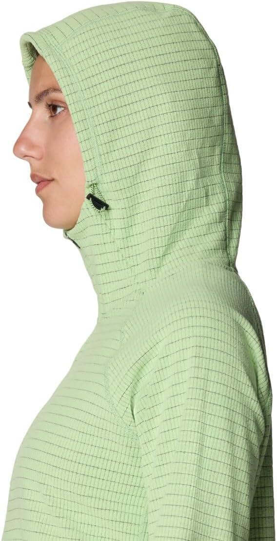 imageMountain Hardwear womens Summit Grid Half Zip HoodyGreen