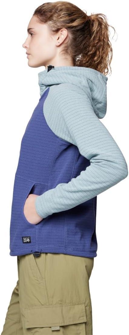 imageMountain Hardwear womens Summit Grid Half Zip HoodyLapis Dusk Ice Shadow