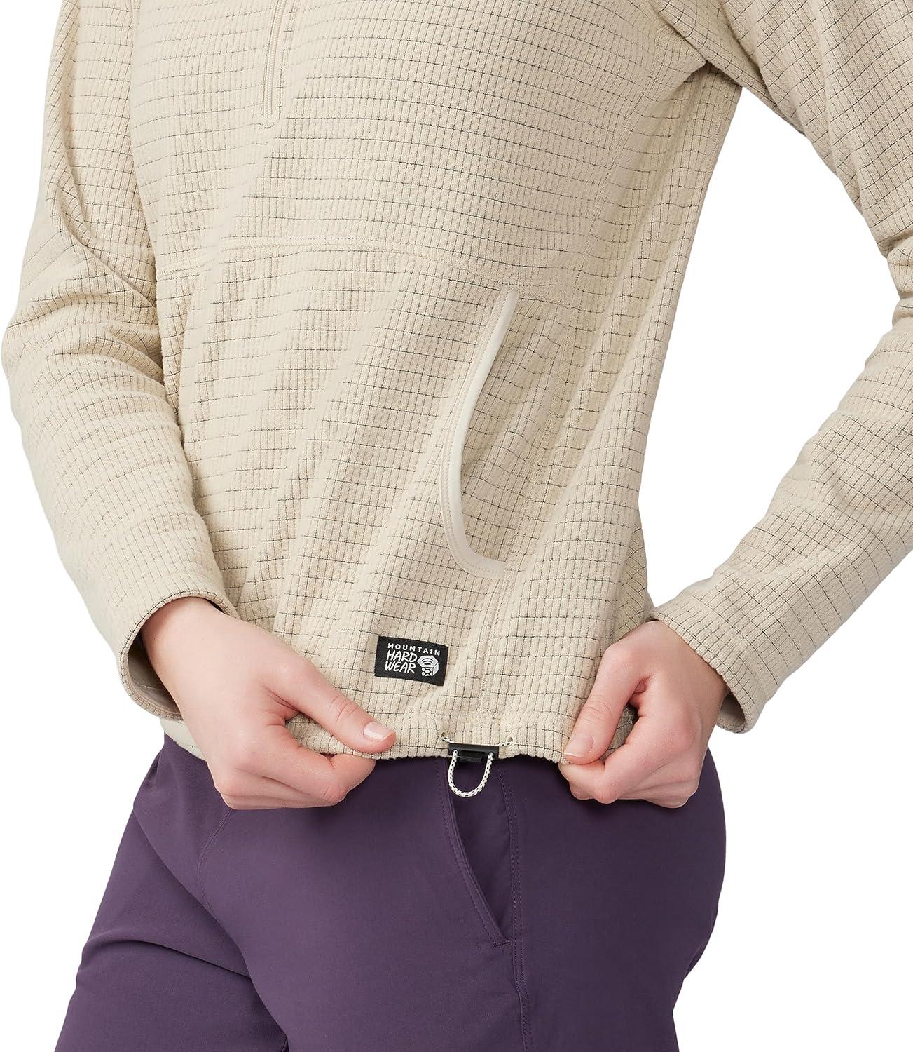 imageMountain Hardwear womens Summit Grid Half Zip HoodyWild Oyster