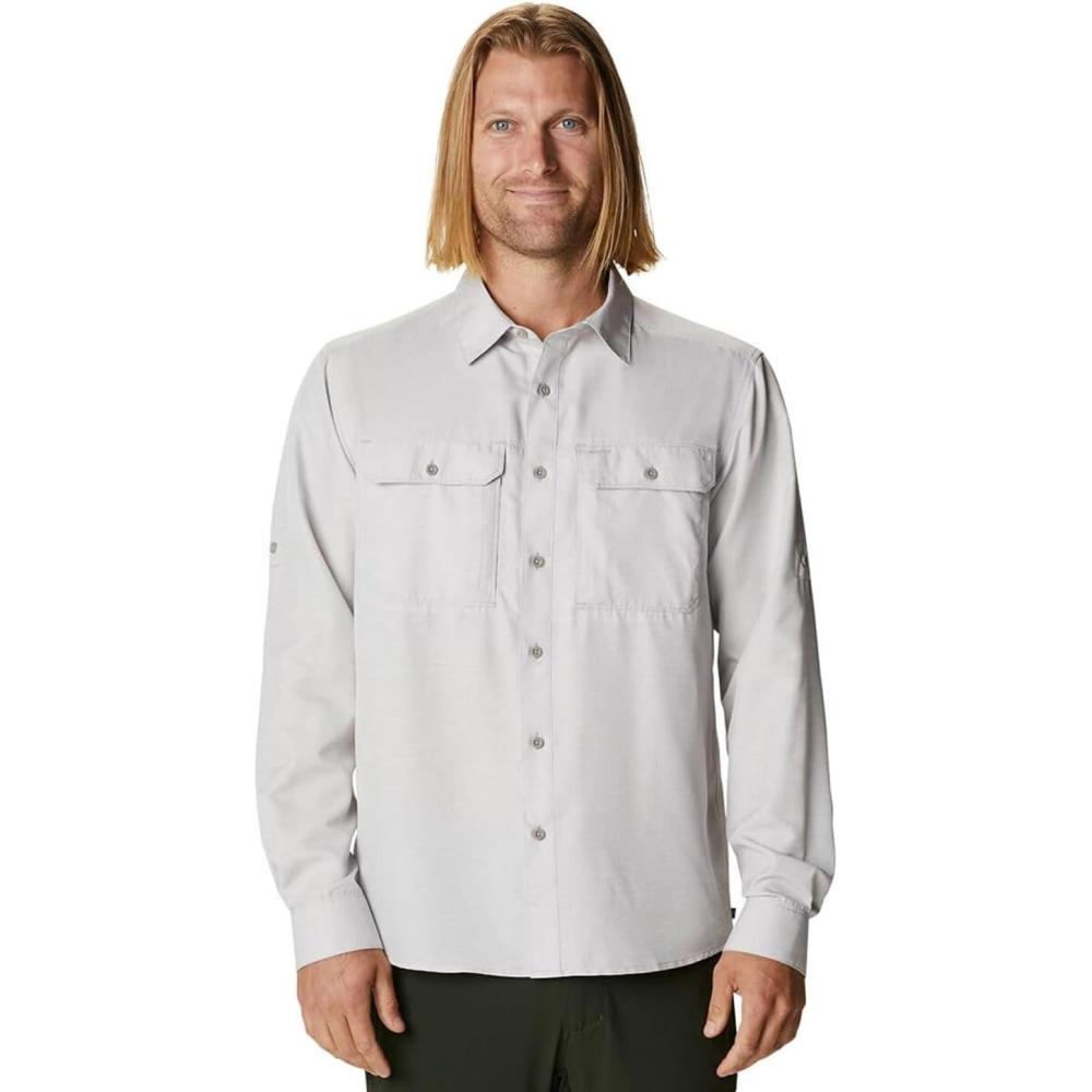 imageMountain Hardwear Mens Canyon Long Sleeve ShirtLight Dunes
