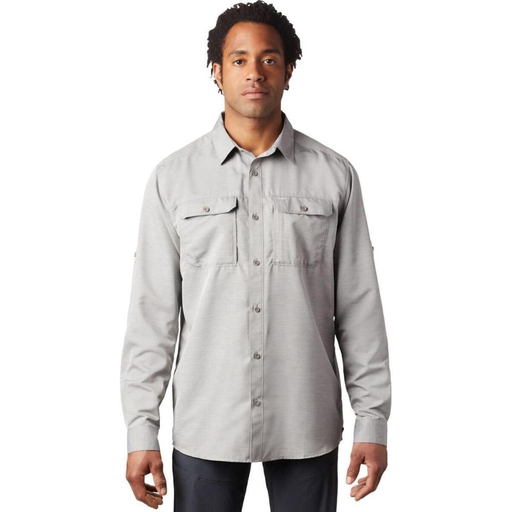 imageMountain Hardwear Mens Canyon Long Sleeve ShirtManta Grey