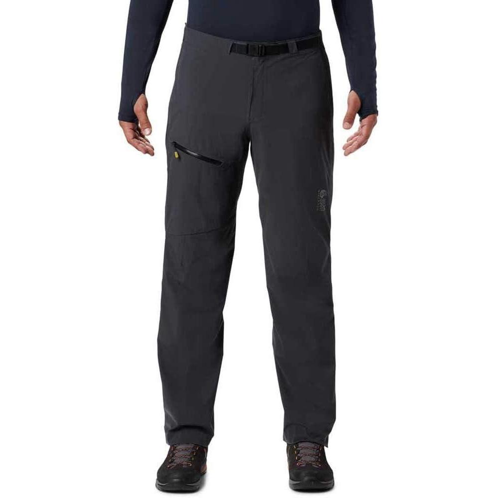 imageMountain Hardwear Mens Stretch Ozonic Pants for Hiking Backpacking Camping and Outdoor ActivitiesDark Storm