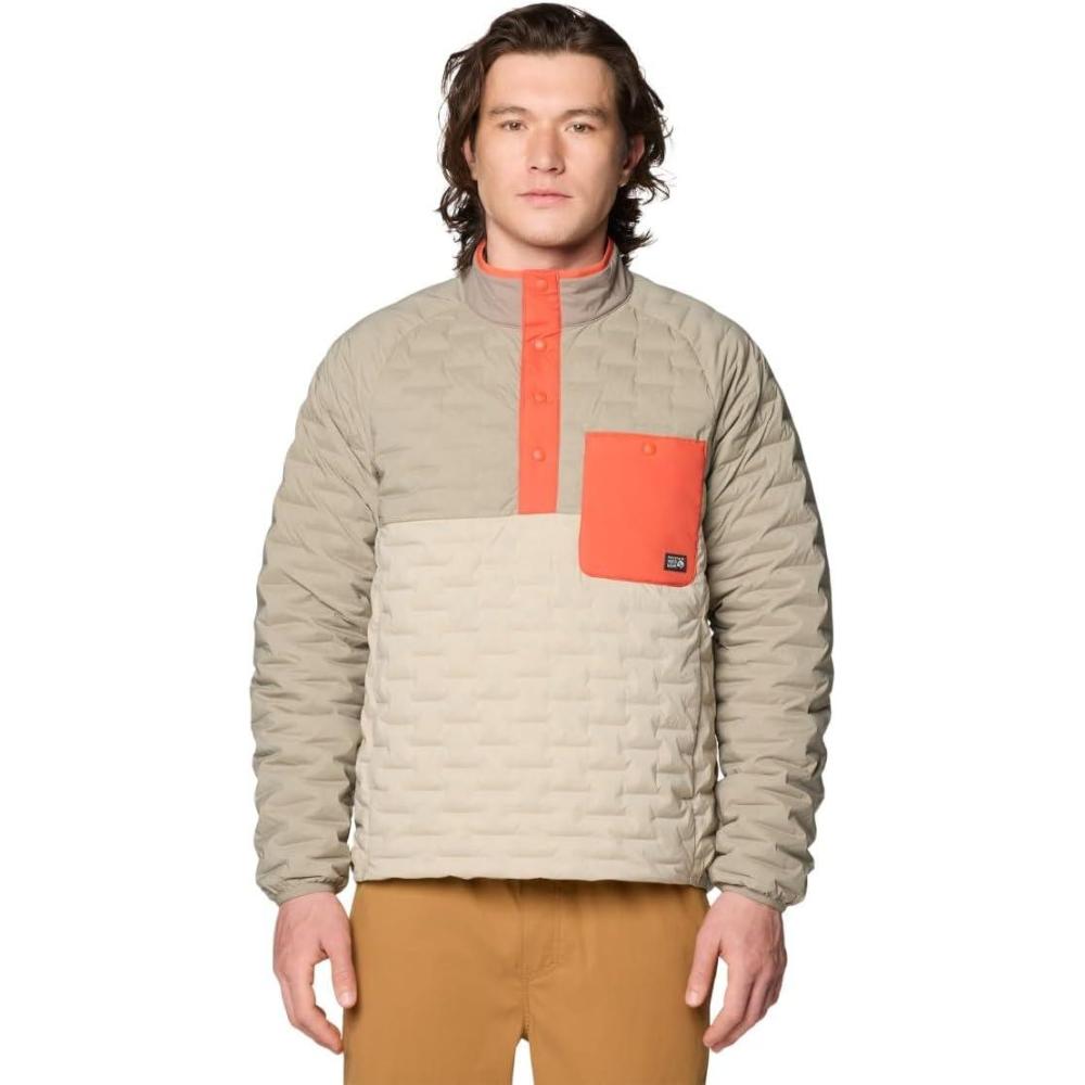 imageMountain Hardwear Mens StretchDown Light Snap TeeGreen