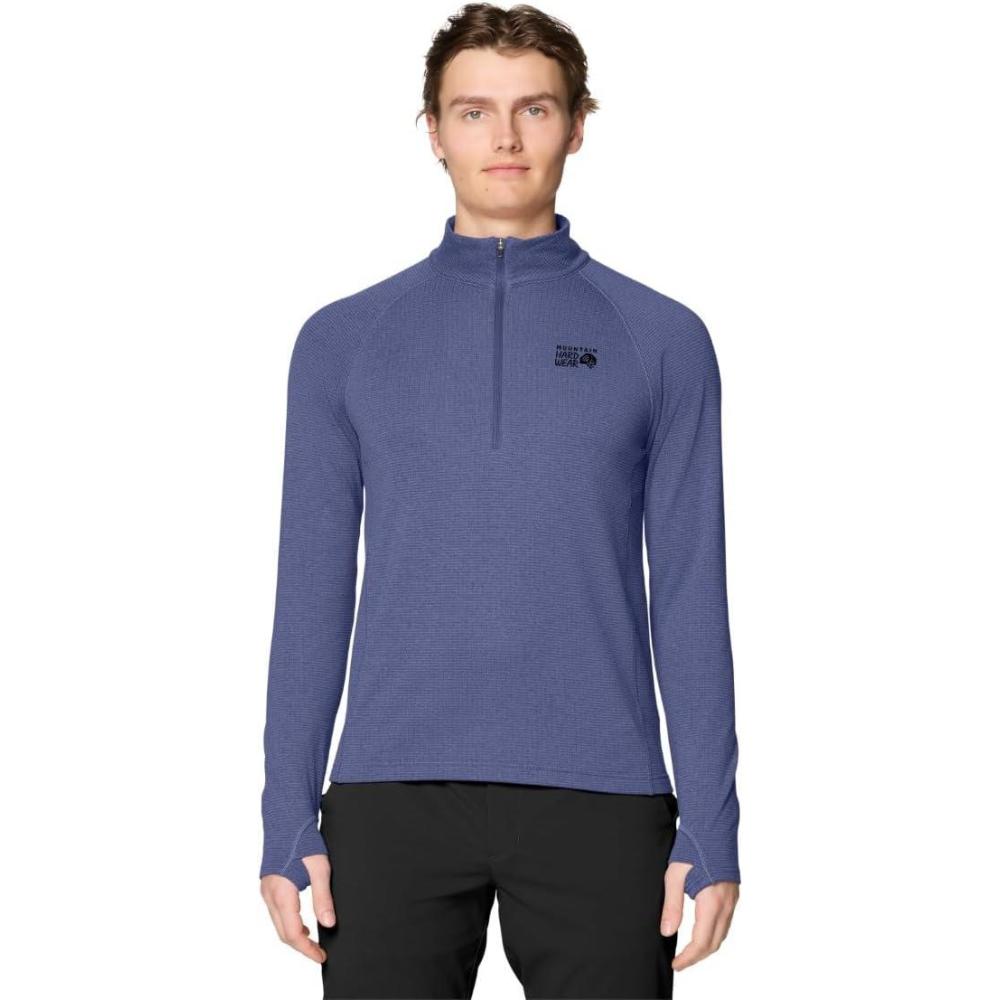 imageMountain Hardwear mens Crater Lake Heavyweight Half ZipLapis Dusk Aspect