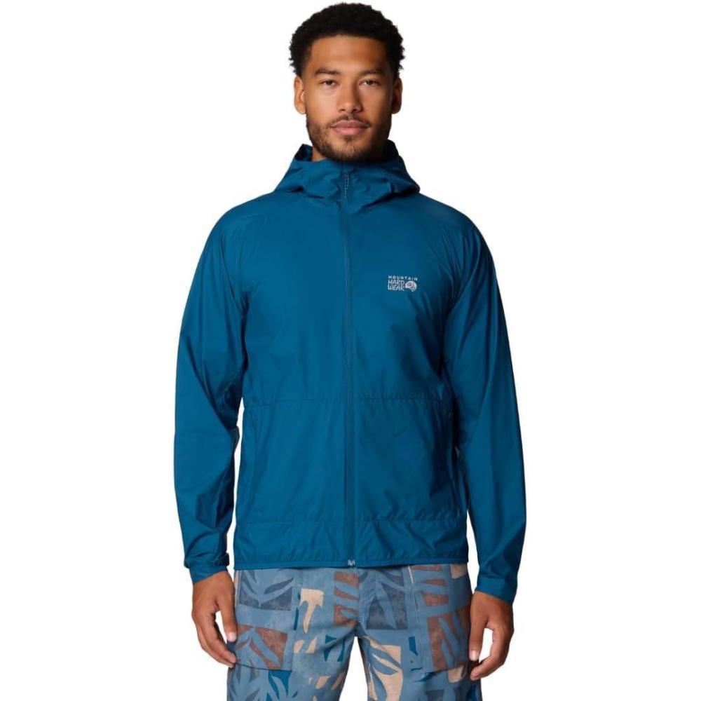 imageMountain Hardwear mens Kor Airshell Hooded JacketDark Caspian