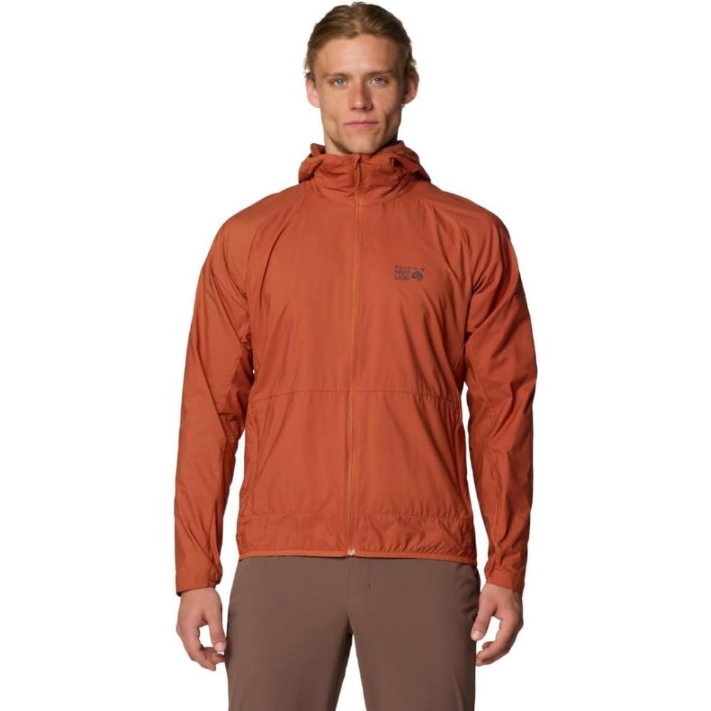 imageMountain Hardwear mens Kor Airshell Hooded JacketRaw Carnelian