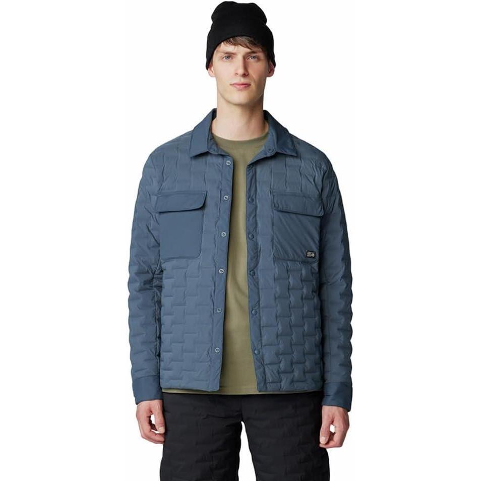 imageMountain Hardwear mens Stretchdown Light ShacketMoon Blue