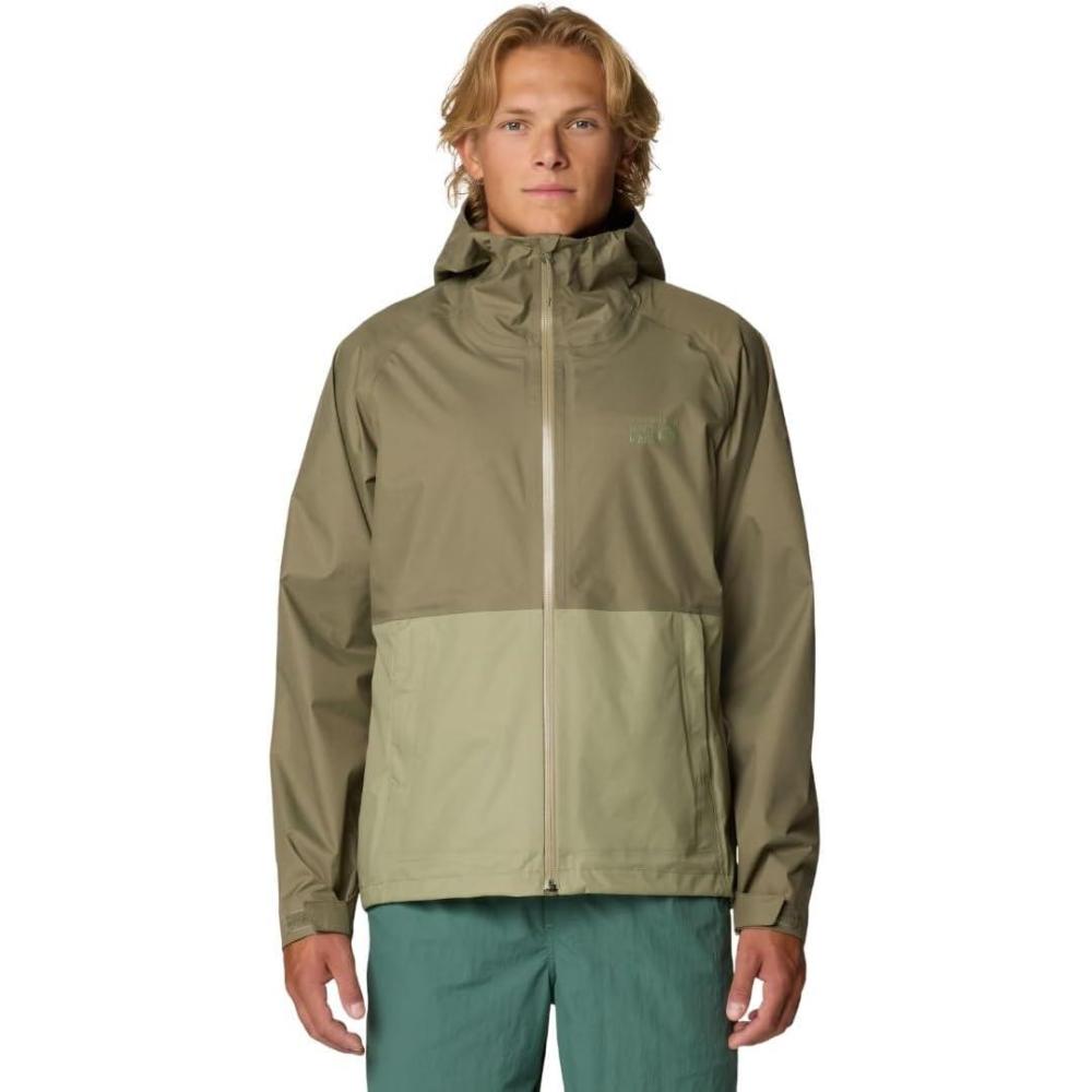 imageMountain Hardwear mens Threshold JacketStone GreenMantis Green
