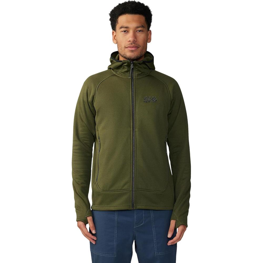 imageMountain Hardwear unisexadult Sendura HoodySurplus Green Heather