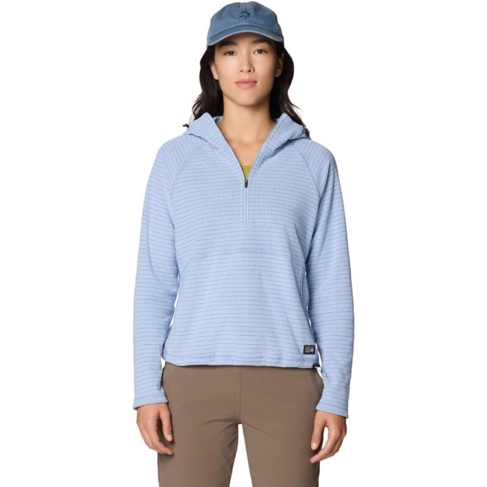 imageMountain Hardwear womens Summit Grid Half Zip HoodyBlue
