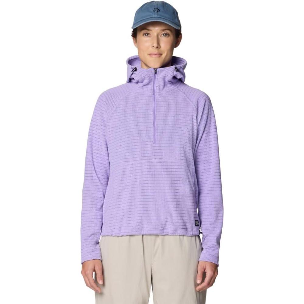 imageMountain Hardwear womens Summit Grid Half Zip HoodyPurple