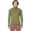 imageMountain Hardwear Mens Butter Up Long Sleeve Half ZipCombat Green