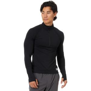 Mountain Hardwear Mens Butter Up Long Sleeve Half Zip(Black)
