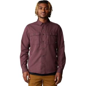 Mountain Hardwear Mens Canyon Long Sleeve Shirt(Blackberry)