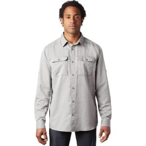 Mountain Hardwear Mens Canyon Long Sleeve Shirt(Manta Grey)