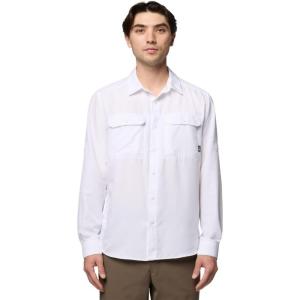 Mountain Hardwear Mens Canyon Long Sleeve Shirt(White)