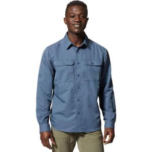 Mountain Hardwear Mens Canyon Long Sleeve Shirt(Zinc)
