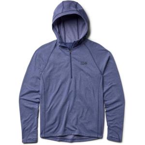 Mountain Hardwear mens Crater Lake Heavyweight Half Zip Hoody(Lapis Dusk  Avid)