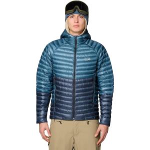 Mountain Hardwear mens Ghost Whisperer Hoody(Adriatic Blue  Moon Blue)