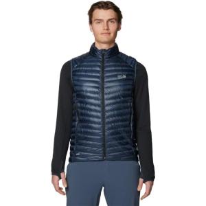 Mountain Hardwear mens Ghost Whisperer Vest(Moon Blue)