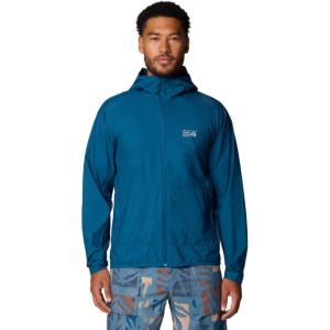 Mountain Hardwear mens Kor Airshell Hooded Jacket(Dark Caspian)
