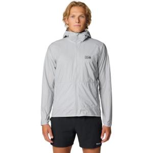 Mountain Hardwear mens Kor Airshell Hooded Jacket(Glacial)