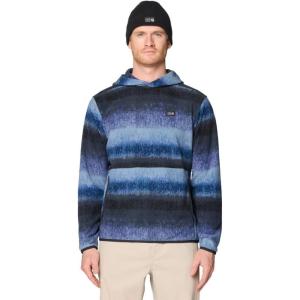 Mountain Hardwear mens Microchill Hoody(Lapis Dusk Gradient Stripe)