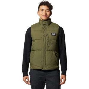 Mountain Hardwear mens Nevadan Down Vest(Combat Green)