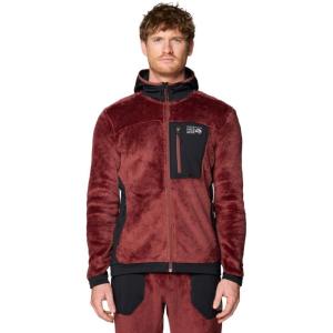 Mountain Hardwear mens Polartec High Loft Hoody(Bourbon Brown  Black)