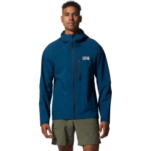 Mountain Hardwear mens Stretch Ozonic Jacket(Dark Caspian)