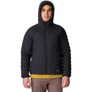 Mountain Hardwear mens Stretchdown Light Full Zip Hoody(Black)