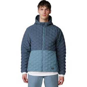 Mountain Hardwear mens Stretchdown Light Full Zip Hoody(Moon Blue  Adriatic Blue)