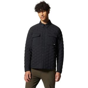 Mountain Hardwear mens Stretchdown Light Shacket(Black)
