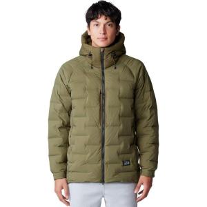 Mountain Hardwear mens Stretchdown Parka(Combat Green)