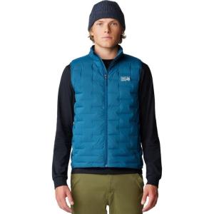 Mountain Hardwear mens Stretchdown Vest(Dark Caspian – New 2024)