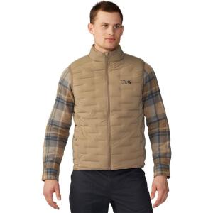 Mountain Hardwear mens Stretchdown Vest(Trail Dust)