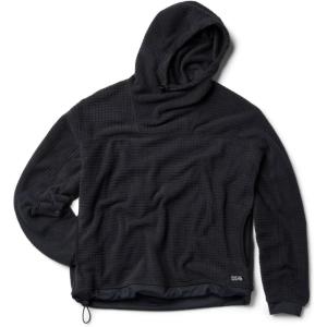 Mountain Hardwear mens Summit Grid Big Grid Hoody(Black)
