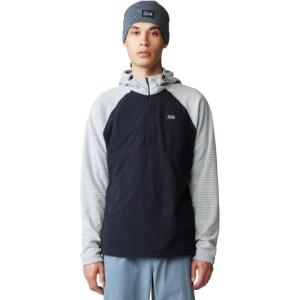 Mountain Hardwear mens Summit Grid Hoody(Black  Glacial)
