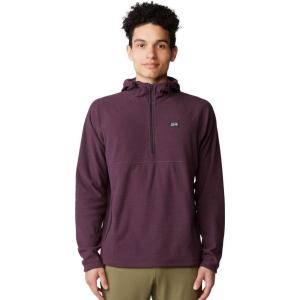 Mountain Hardwear mens Summit Grid Hoody(Blackberry)